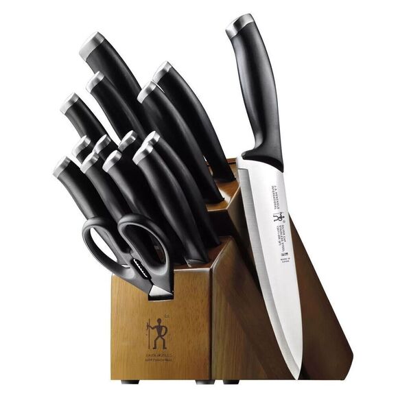 Henckels International SilverCap 16-Piece Knife Block Set - Brown - Picture 5 of 5